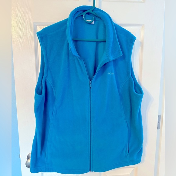 Women’s 3X Columbia Benton Springs vest. Peacock blue - Picture 1 of 3